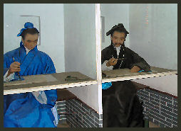 Display at the Confucian Examination centre, Pingyao