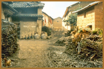 Village street near Taiyuan