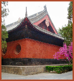 Oldest building, White Horse Temple near Luoyang. Temple complex founded 1st century AD