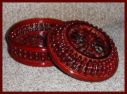 Wood bowl with lid, from the Dujiang area